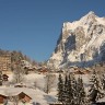 Grindelwald – the mountain scenery in the Belvedere Swiss Quality Hotel!